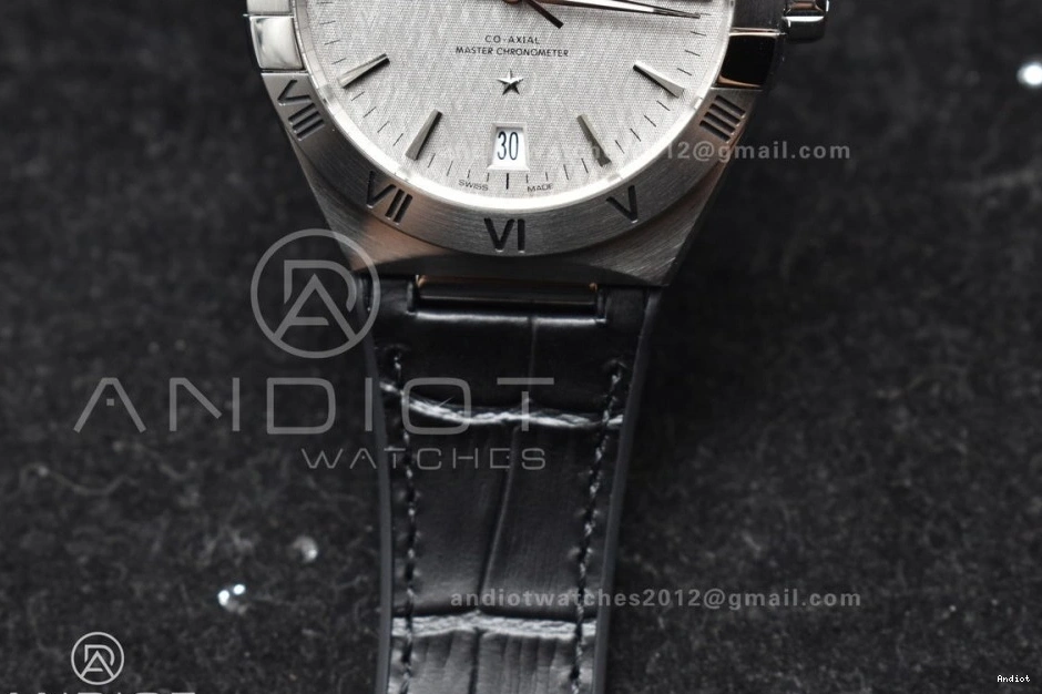 Gummy Constellation Strap Clone A8900 Black VSF Super on Gray Best Dial SS 1:1 Edition 1217